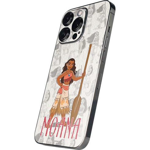 Disney Princess Moana Pattern iPhone 16 Pro Skin